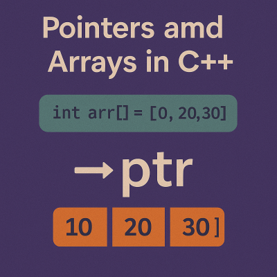 Pointers and Arrays in C++