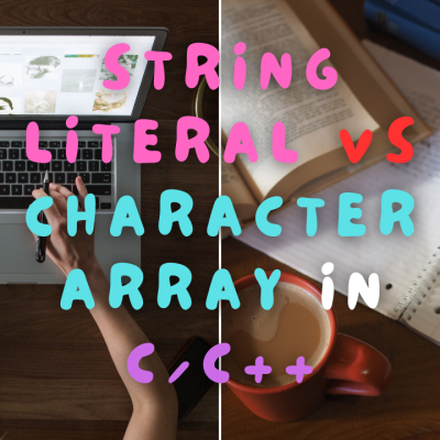 String Literal vs Character Array in C/C++